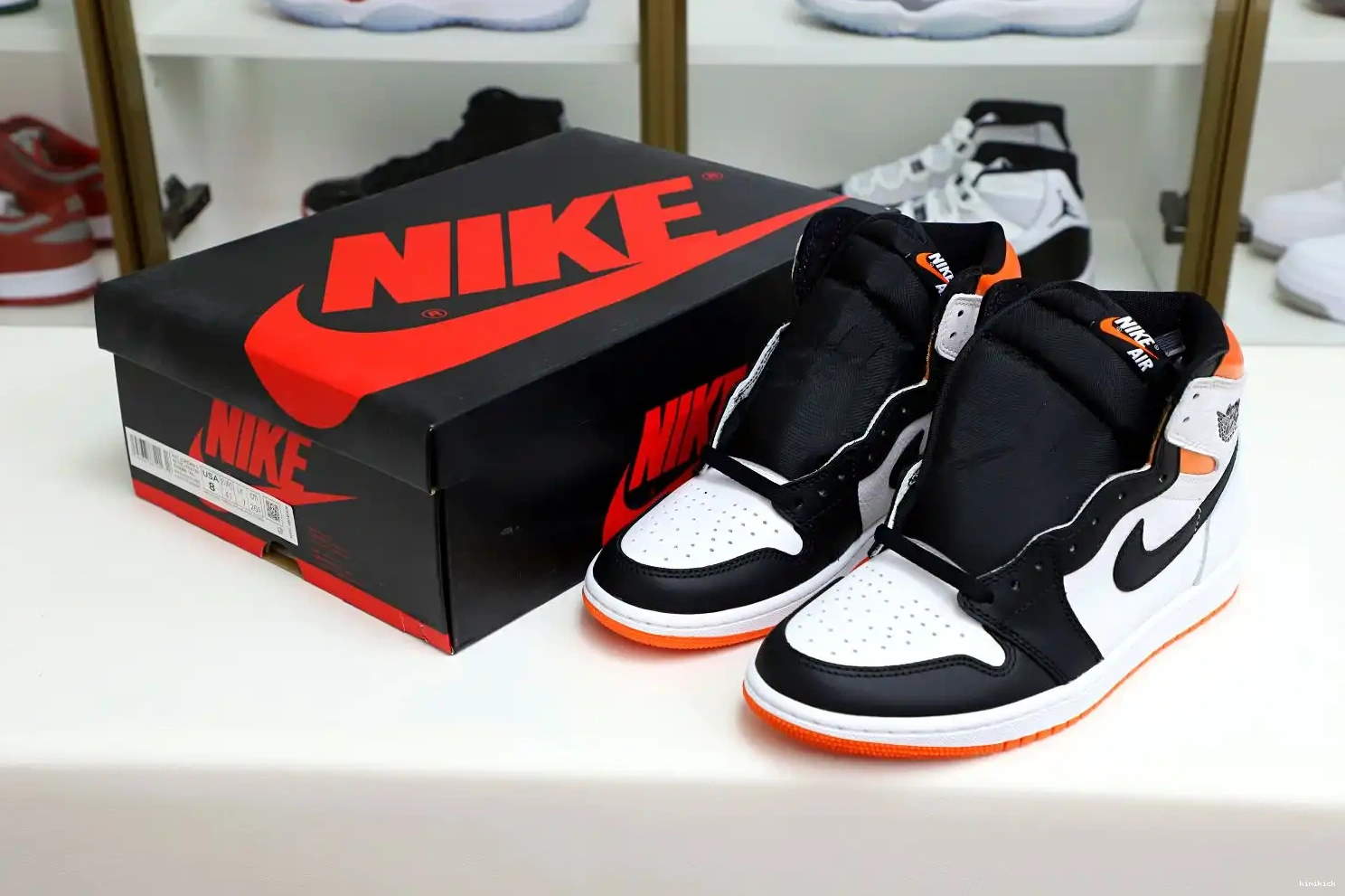 Retro Kimikick High OG Electro Air Jordan Orange' 1 0612